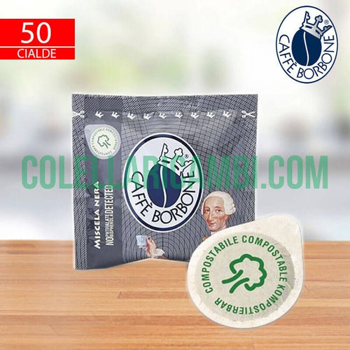 50 Cialde Caffè Borbone Miscela Nera Ese 44mm