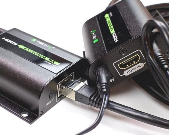 Extender HDMI Full HD 3D IR su cavo Cat.5E/6/6A/7 60m Autoregolato