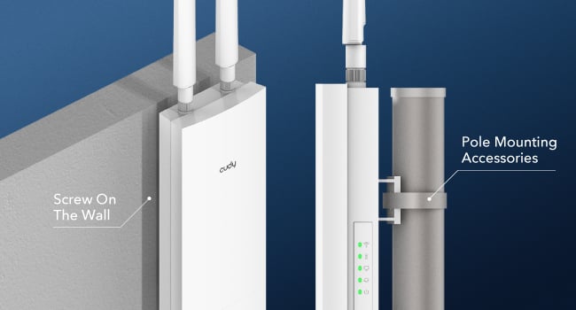 Extender e Punto di Accesso Wireless AC1200 per Esterni, RE1200 Outdoor