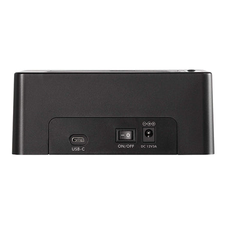 Docking Station USB3.2 Gen2 Doppio Slot HDD/SSD SATA da 2.5''/3.5'' Nero
