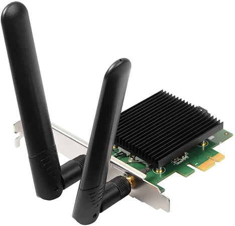 Adattatore WiFi AX3000 Scheda plug-in WLAN PCI Express 3000 MBit/s Bluetooth 5.0, EW-7833AXP