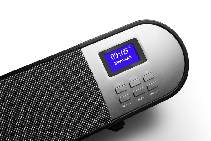 Soundbar con Radio DAB+ e FM Bluetooth V5.0 Connessione Ottica e Luce LED 7 Colori, TX-139