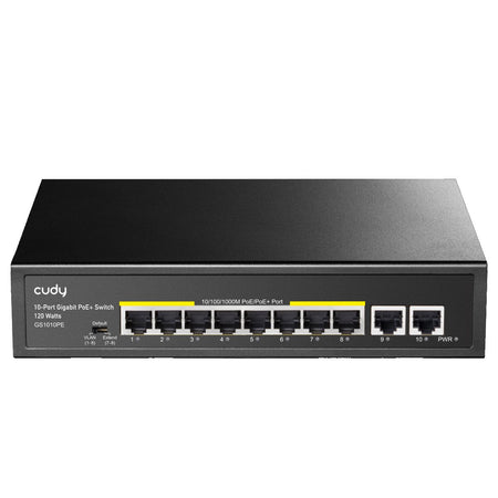 Switch Gigabit PoE+ 10 Porte, GS1010PE