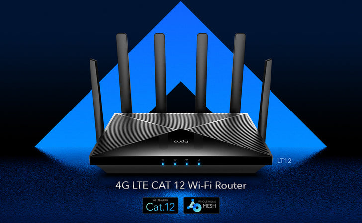 Router Wireless Dual Band AC1200 WiFi 4G LTE CAT.12, LT12