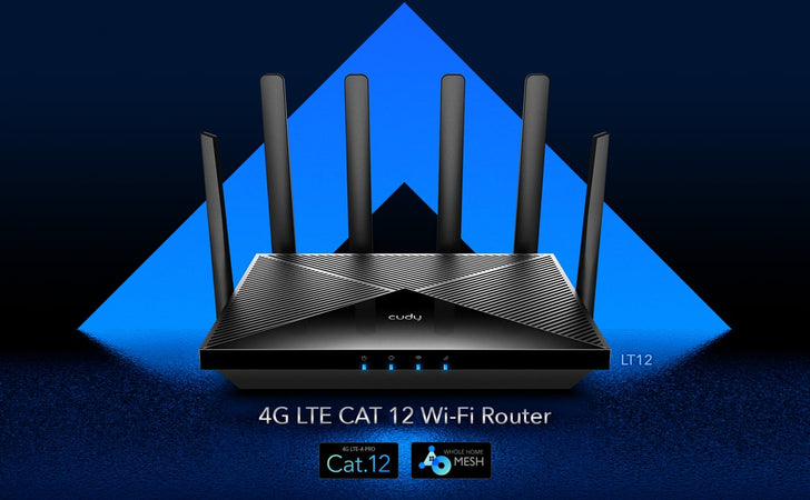 Router Wireless Dual Band AC1200 WiFi 4G LTE CAT.12, LT12
