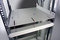 Mensola per Rack 19'' 600 mm 2U Grigia 4 punti