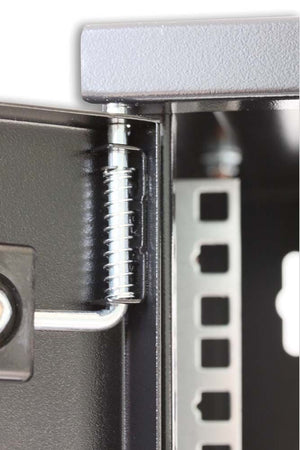 Armadio Rack 19'' a muro 10 unità prof. 400 Nero Assemblato