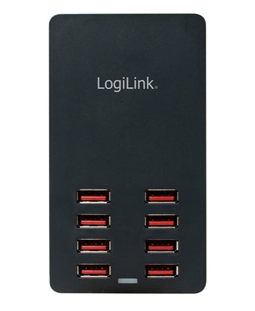Caricatore da Tavolo a 8 porte USB 44W Nero
