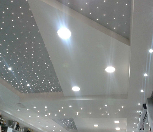 50 LED CIELO STELLATO INCASSO LUCE BIANCA O BLU FREDDA KIT PUNTI LUCE 5/12V  Trade Shop italia - Napoli, Commerciovirtuoso.it