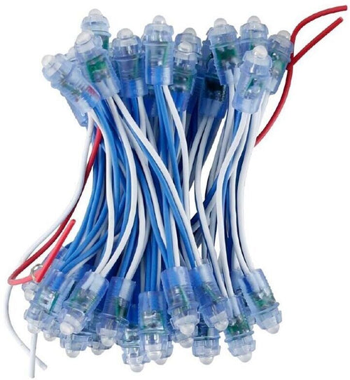 50 Led Luce Blu Punti Luminosi Effetto Cielo Stellato A Incasso Da Soffitto 12v