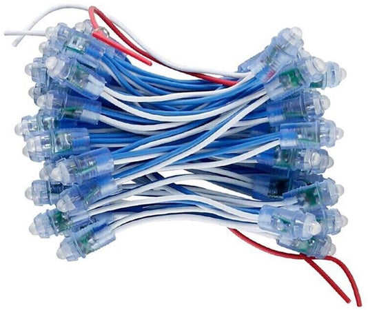 50 Led Luce Blu Punti Luminosi Effetto Cielo Stellato A Incasso Da Soffitto 12v