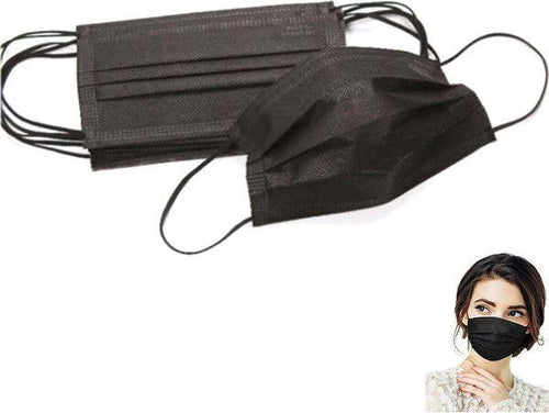 50 Mascherine Nere Protettive Viso Chirurgiche Monouso Mascherina Nera Facciale Fai da te/Sicurezza e protezione/Attrezzature per sicurezza sul lavoro/Maschere e respiratori/Mascherine antipolvere pieghevoli Trade Shop italia - Napoli, Commerciovirtuoso.it