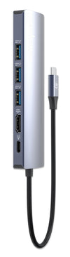 Docking Station USB-C PD 6-in-1 4K Hub Multiporta