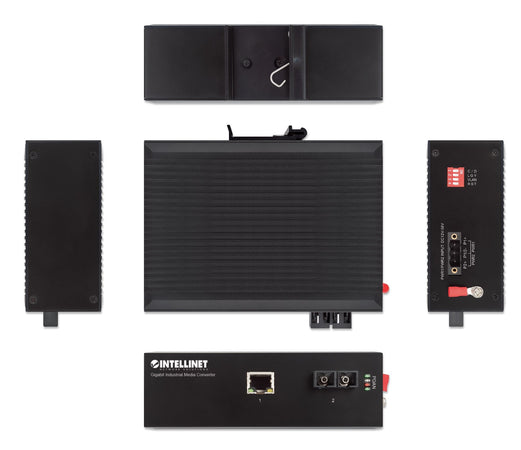 Media Converter Industriale Gigabit 1000Base-SX Monomodale