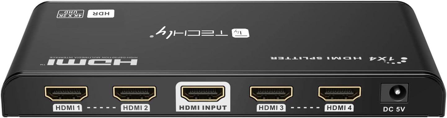Splitter HDMI 4K 60Hz HDR 3D 4 vie
