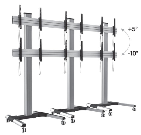 Supporto a Pavimento per 6 TV LCD/LED 22-55'' per Video Wall