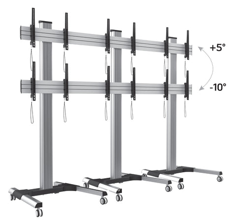 Supporto a Pavimento per 6 TV LCD/LED 22-55'' per Video Wall
