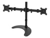 Supporto da scrivania per 2 Monitor 13-27'' con base h.400m