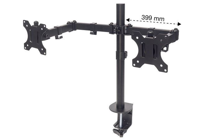Supporto da Scrivania per 2 Monitor 13-32'' con Morsetto
