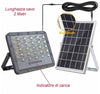 50 W Faro Led Pannello Solare Ricaricabile Illuminatore Luce Bianca Telecomando Universo