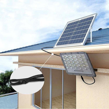 50 W Faro Led Pannello Solare Ricaricabile Illuminatore Luce Bianca Telecomando Universo