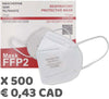 500 X Mascherina FFP2 NR Bianche Certificate Ce2163 Mascherine Zhejiang Gen Yuan Tang Medical Technology Certificazione Ce2163- Dpi | Bfe ≥95% | Imbustate Singolarmente € 0.43