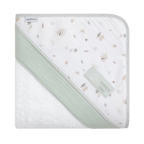 Accappatoio Neonato 100X100X1 Cm Greeny Verde