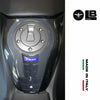 Adesivo resinato 3D Protezione Borchia Tunnel compatibile con Yamaha Tmax 2022