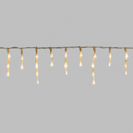 Tenda luminosa cavo Trasparente 550 led uso interno ed esterno luce fredda 11 x h 0,12 mt