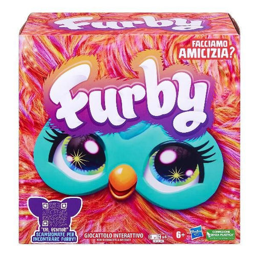 Furby corallo, giocattoli di peluche interattivi per bambini e bambine dai 6 anni in su - F6744IT4