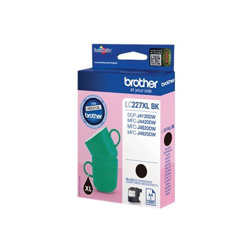 Brother lc227xlbkbp cartuccia d'inchiostro 1 pz originale nero