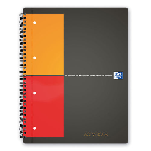 Maxi Spiralato 240X297Mm 1Rigo C/Margine 80Gr 80Fg Activebook Oxford