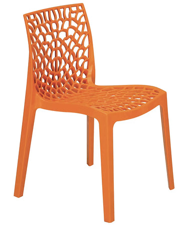 Sedia Gruvyer polipropilene arancio