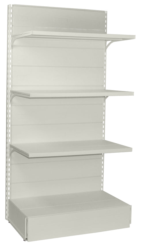 Scaffale metallico verniciato da negozio cm. 100x50x200h