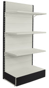 Scaffale metallico verniciato in vari colori per negozio cm. 100x50x200h