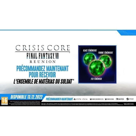 Crisis Core Final Fantasy VII Reunion Game Switch