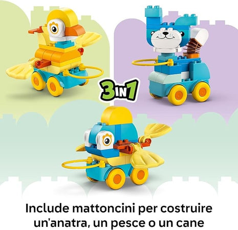 Lego Duplo - Animali su ruote 3 in 1 - 10448