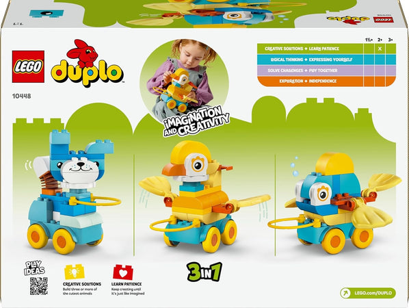 Lego Duplo - Animali su ruote 3 in 1 - 10448
