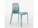Sedia Gruvyer polipropilene verde salvia