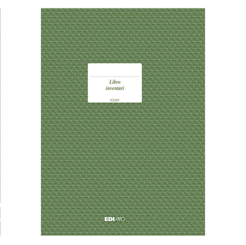 Registro Libro Inventari 31X24,5 92Pag. E2369