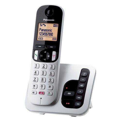Panasonic kx-tgc260jts silver cordless dect con segret. - PNKX-TGC260JTS