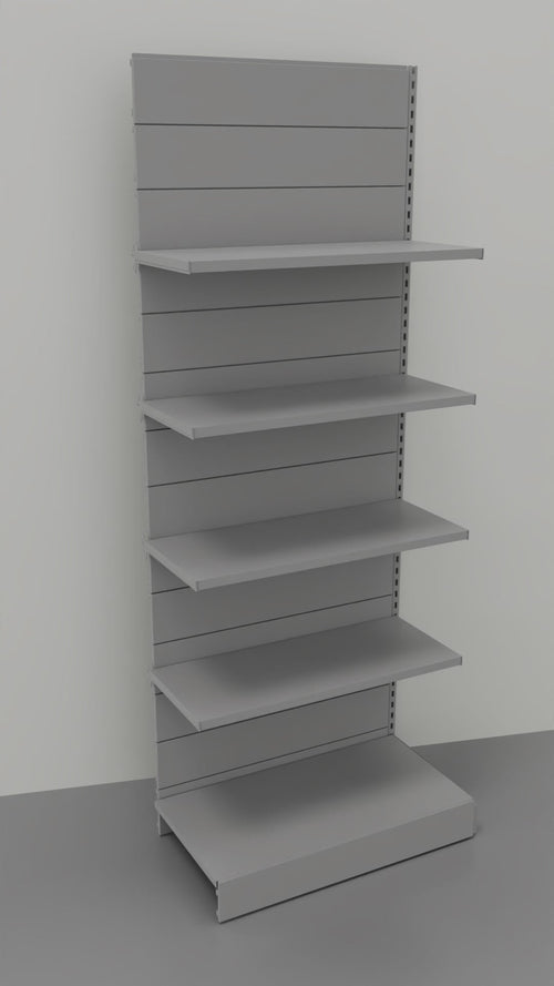 Modulo aggiuntivo scaffale verniciato per negozio abbigliamento di cm. 97x50x250h