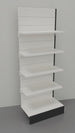 Modulo aggiuntivo per scaffale da negozio di cm. 100x50x250h