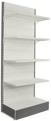 Scaffalatura metallica verniciata in vari colori per arredo negozio cm. 100x50x250h