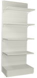 Scaffale metallico a parete per negozi cm. 100x50x250h