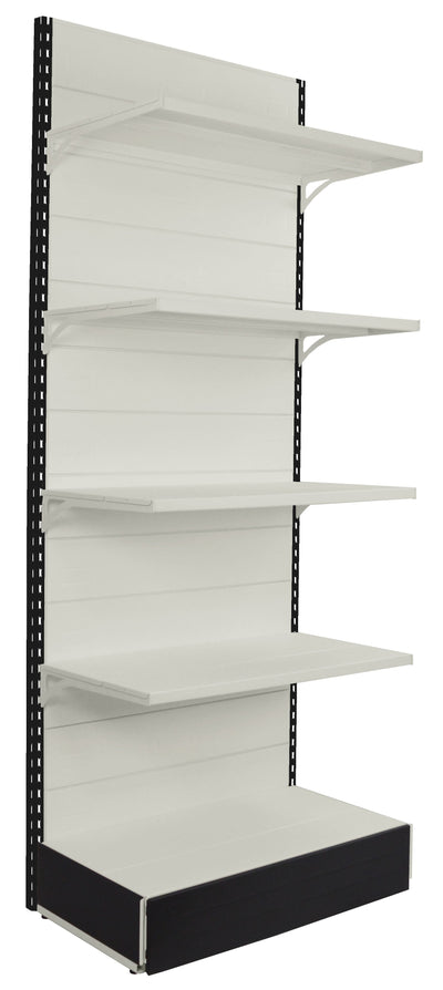 Scaffalatura in metallo modulo a parete per arredo negozi cm. 100x50x250h