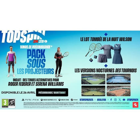 TopSpin 2K25 - Gioco per PS4 - Edizione standard