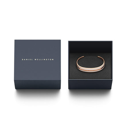 Daniel Wellington Classic Bracelet Satin White RG Medium