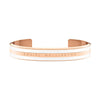 Daniel Wellington Classic Bracelet Satin White RG Medium