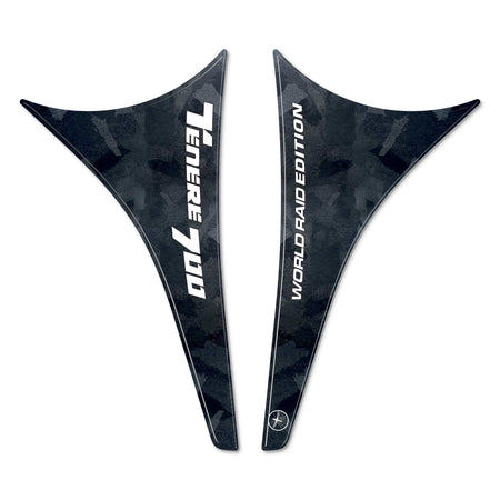 Due Adesivi 3D Paraserbatoio moto compatibili con Yamaha Tenere 700 World Raid